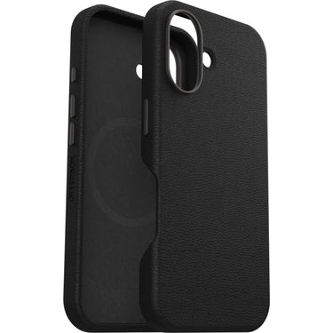 OtterBox Symmetry Cactus Leather Case for iPhone 16 - Black